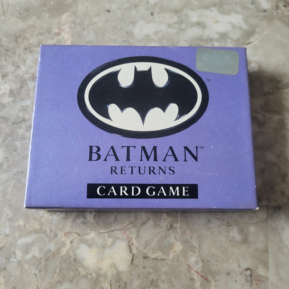 1992 Vintage Batman Returns Card Game